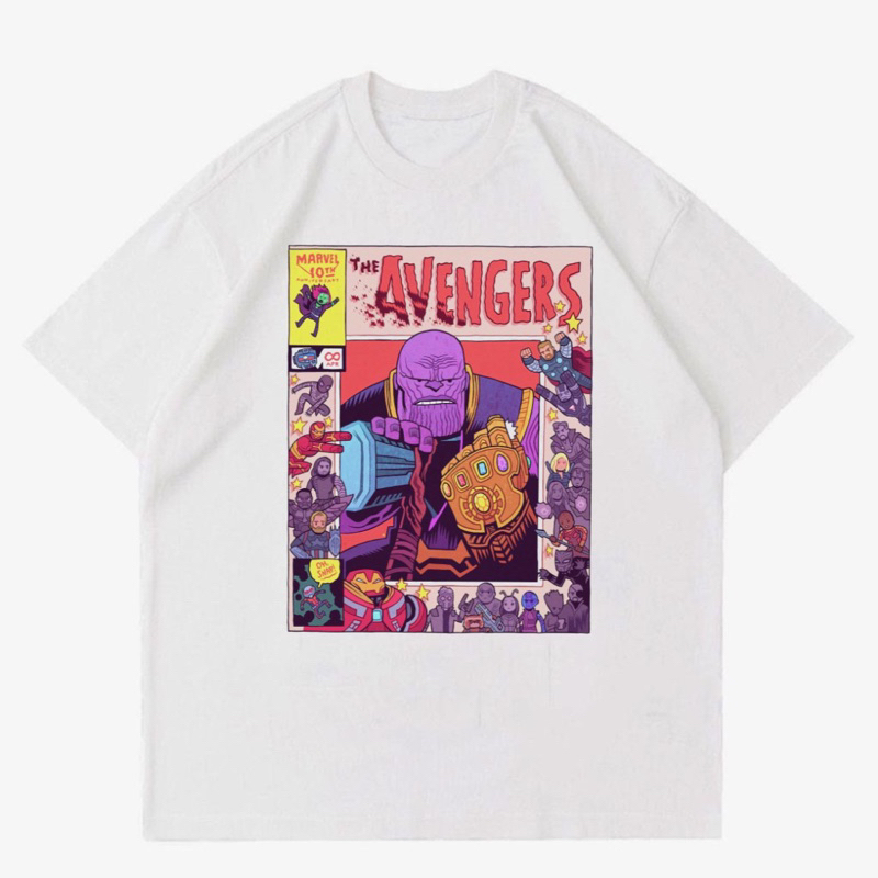 KAOS BAJU lTHE AVENGERS DESIGN DEPAN | T-SHIRT THE AVENGERS VINTAGE | BAJU THE AVENGERS OVERSIZE