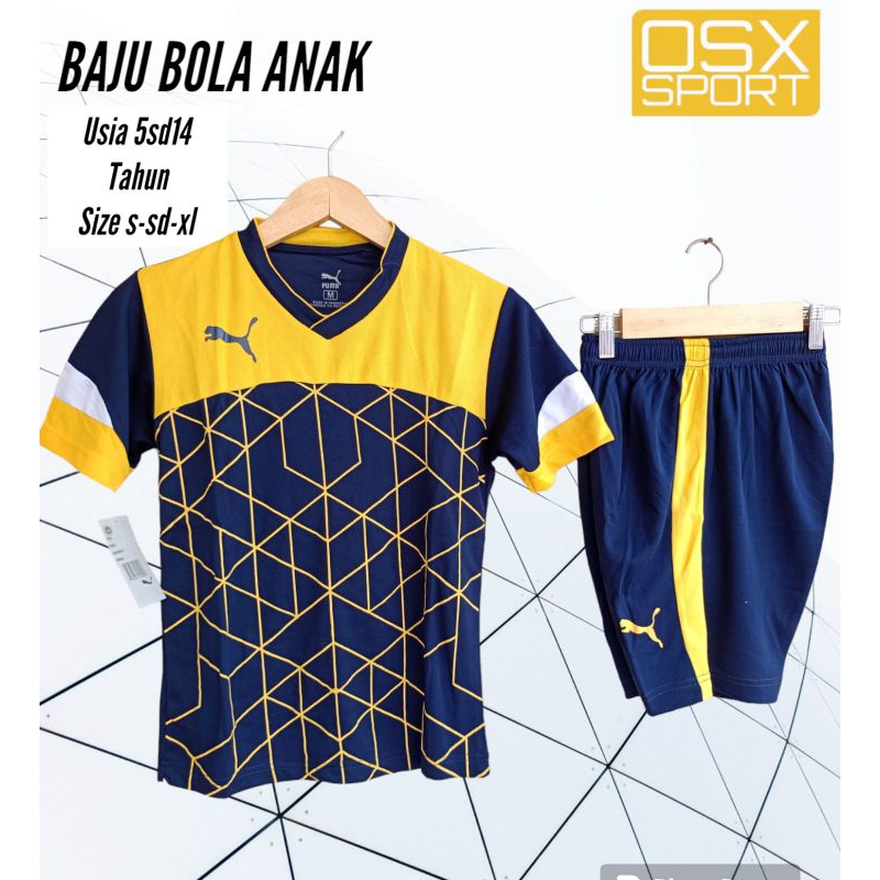 BAJU BOLA ANAK ANAK SD JERSEY ANAK PAKAIAN OLAHRAGA ANAK ANAK