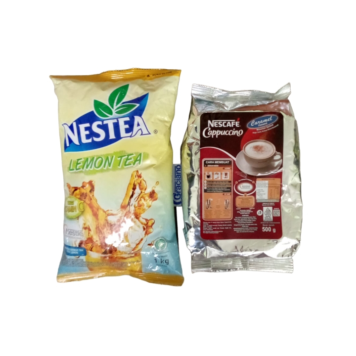 

Nestea Lemon Tea 1kg + Nescafe Cappuccino Caramel 500gr