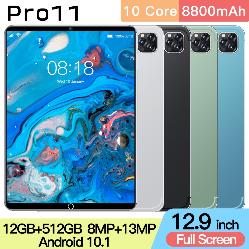 2024 Tablet PC Asli Baru Tablet Android Murah [12GB+512GB] 11.6inch Layar Full Screen Layar Besar Fr
