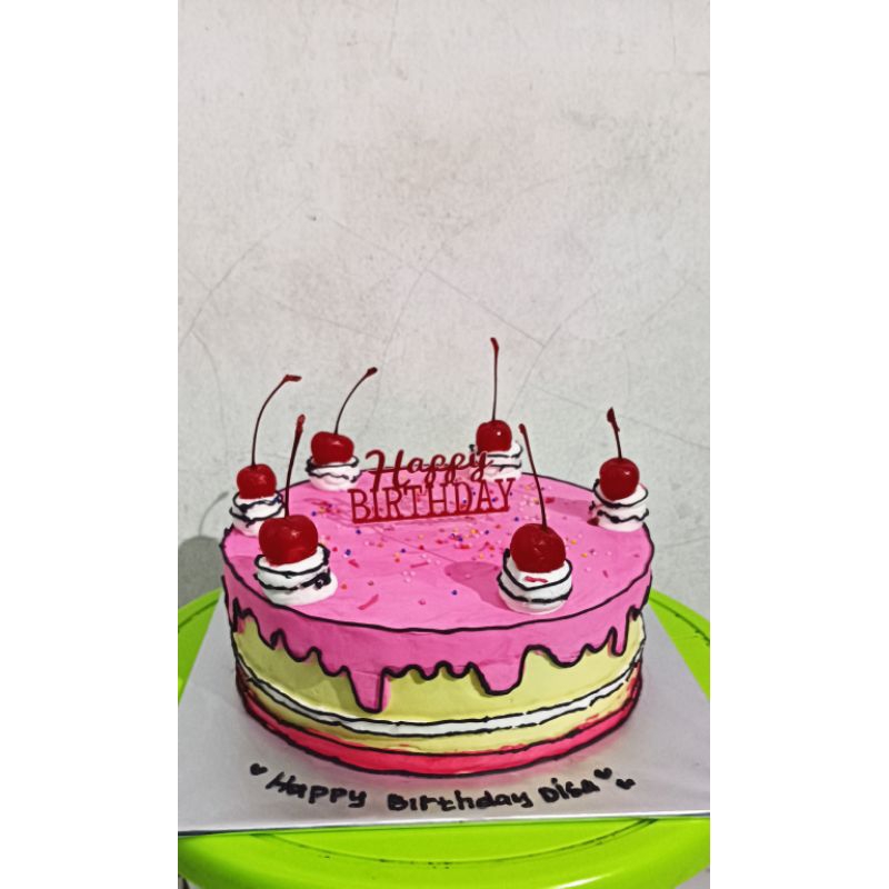 

CAKE ULTAH COREAN CAKE / BISA COSTUME