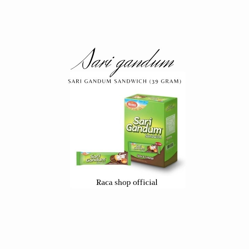 

Roma Sari Gandum Cokelat (39 gram ) 1 pch