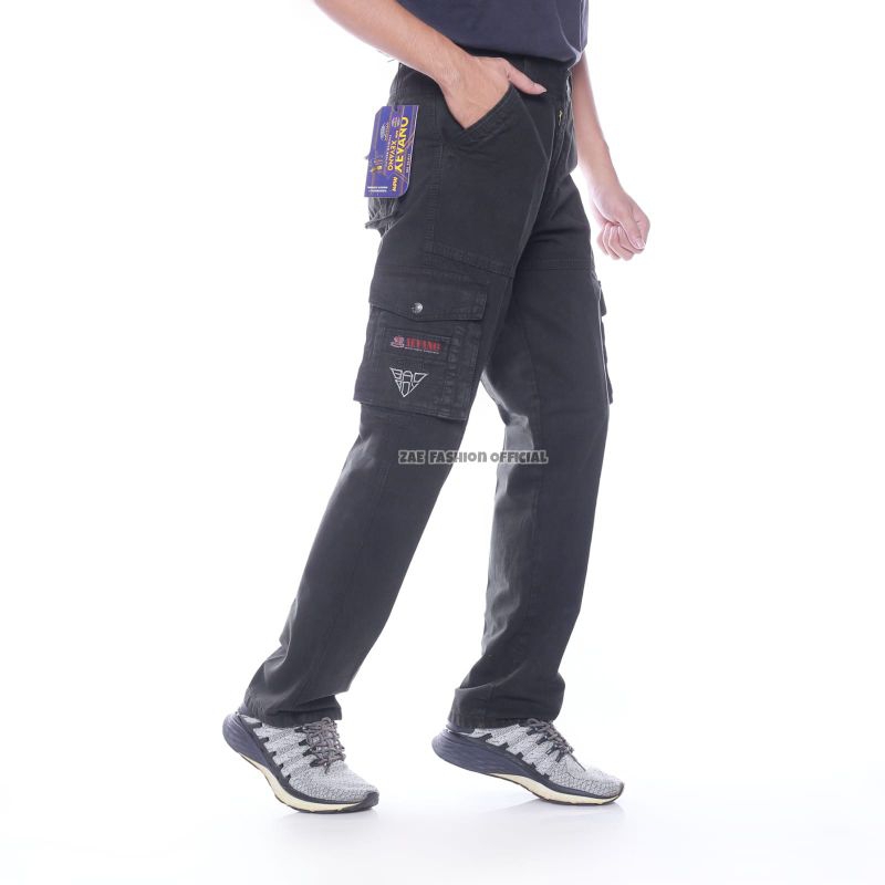 ZAE Fashion Official | CELANA PANJANG CARGO TWILL XEVANO |33-38
