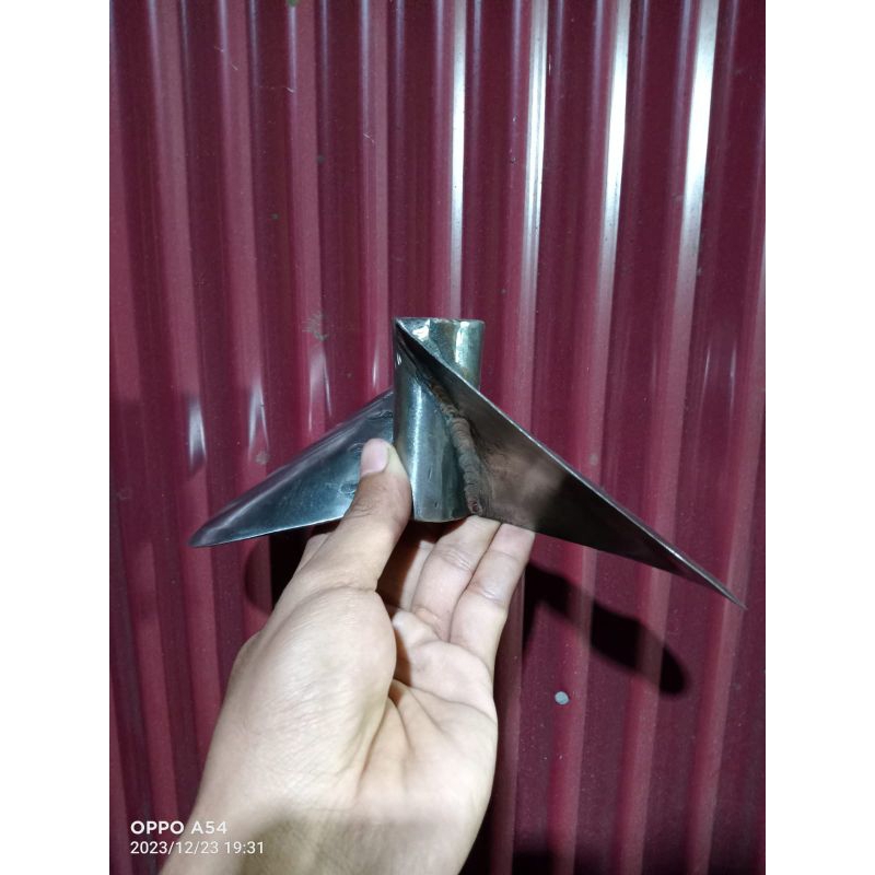 Kipas Perahu Balap Baja Stenles Putaran (1:1) Untuk Mesin 13Pk-16Pk
