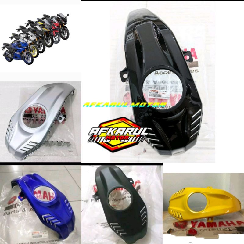 Cover Tank Cover tangki tengah atas yamaha R15 V3 VVA original Biru  BK6-F41B1-00
