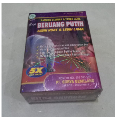 JAMU BERUANG PUTIH SERBUK