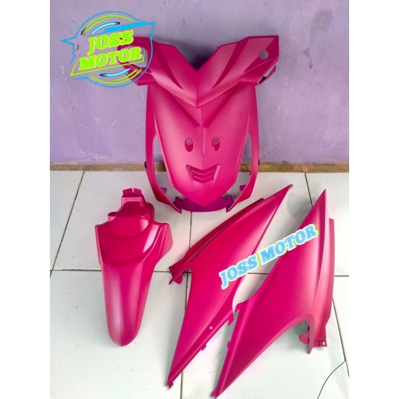 Cover ful bodi body halus alus beat karbu pink candy dofg pink magenta doff cat custom cat Duco comp