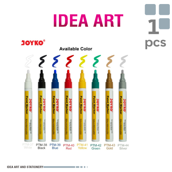 

Joyko Paint Marker Color Spidol Cat Permanen Warna - PTM