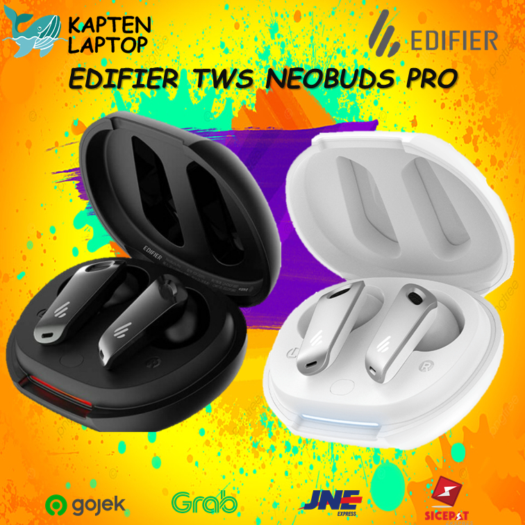 HEADSET WIRELESS EDIFIER TWS NEOBUDS PRO BLACK / WHITE