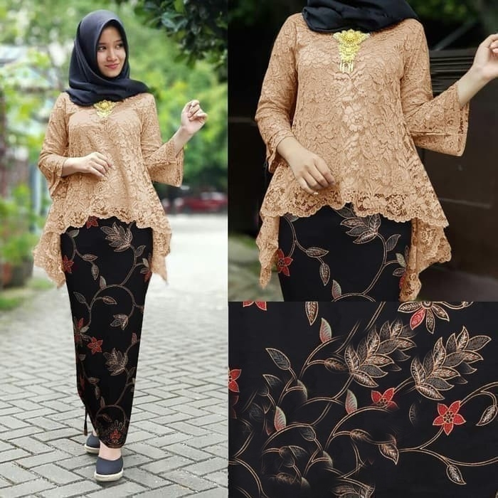 Setelan Kebaya Rinjani Modern / Kebaya Wisuda / Kebaya akad / Kebaya Kondangan / Kebaya wanita denga