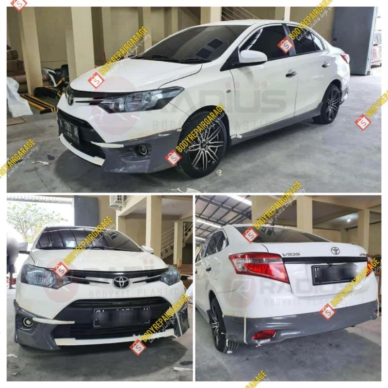 bodykit vios trd gen 3 | plastik abs | free ongkir