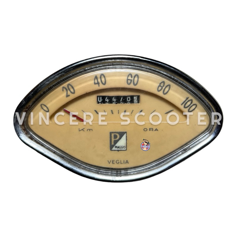 Speedometer Oval P/ 100 Vespa VBA VBB Sprint S GL GT SS180 GSMK