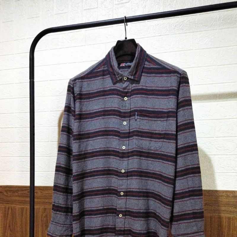 Kangol Crossline Stripe Sleeve Shirt