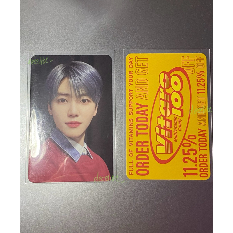 [REQ LIVE/SHOPEE VIDIO] PHOTOCARD OFFICIAL JAEMIN SET NCT DREAM MD NCT CCOMAZ VER GREEN