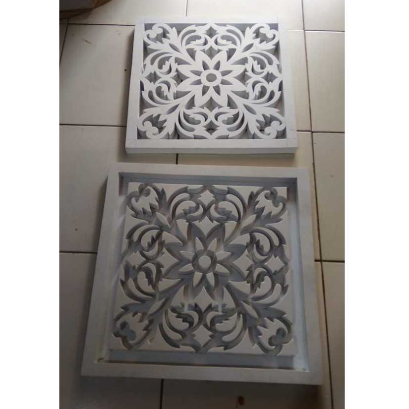 moulding GRC beton /panel gipsum motif bunga ukir