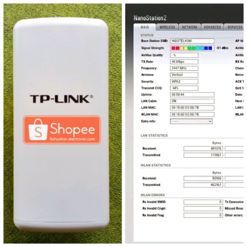 Tplink wa5210g nanostation2
