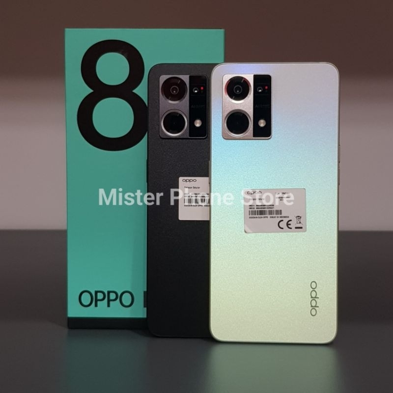 Oppo Reno 8 4G 8/256 GB Ex Garansi Resmi Oppo Indonesia Original Second / Bekas