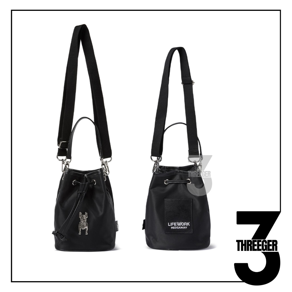 Lifework Bucket Bag Black Original Authentic