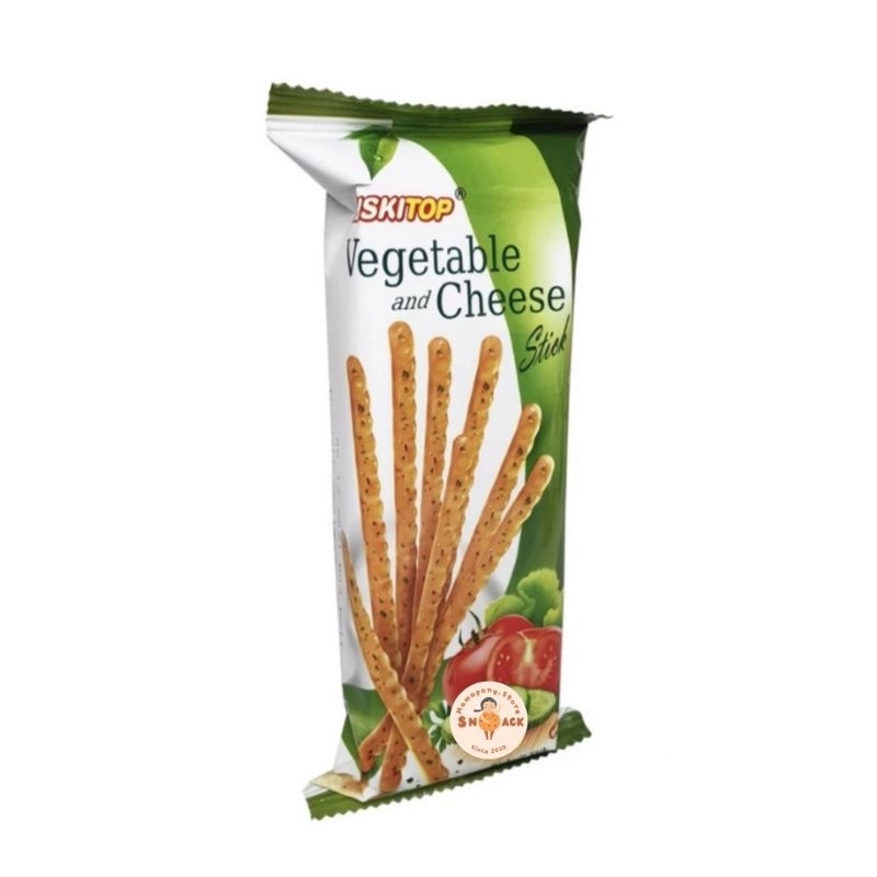 

Biskitop Vegetable & Cheese Stick - Netto 60gr