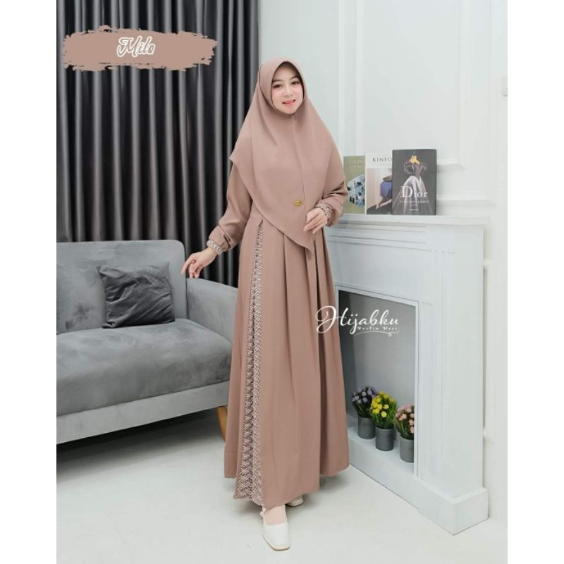 DEVIA SET HIJAB BY HIJABKU / GAMIS HIJABKU /GAMIS ORI/GAMIS BRANDED