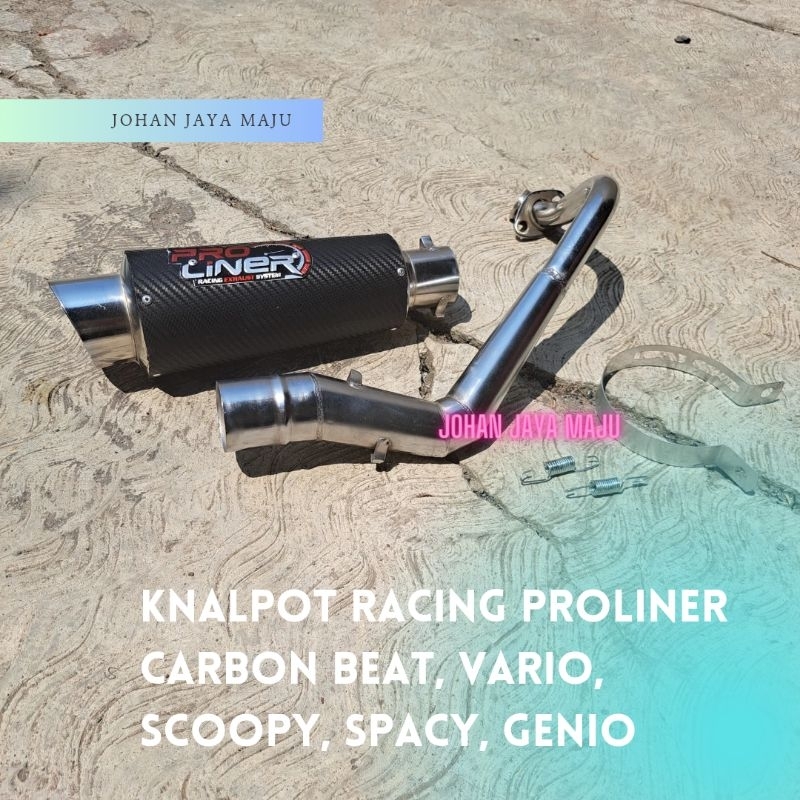Knalpot Racing Proliner Beat, Vario, Scoopy, Spacy, Genio