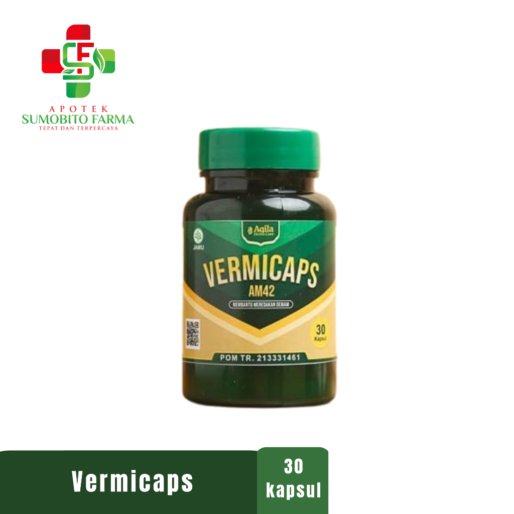 Vermicaps//Kapsul Cacing Tanah Merah