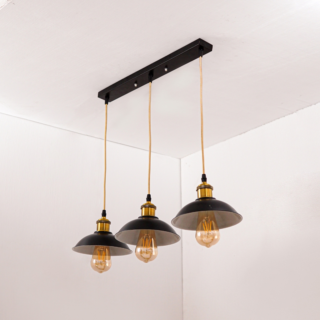 Lampu Hias Gantung Dapur Mini Bar 3in1 Aluminimum