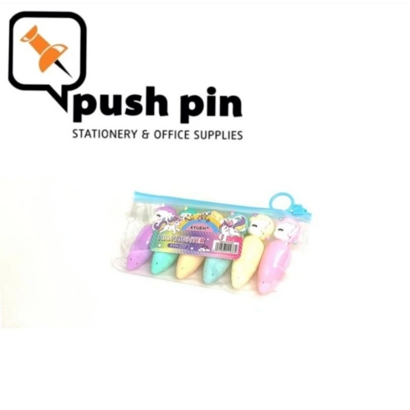 

Highlighter / Penanda Tulisan Karakter Unicorn Isi 6 XYH-237