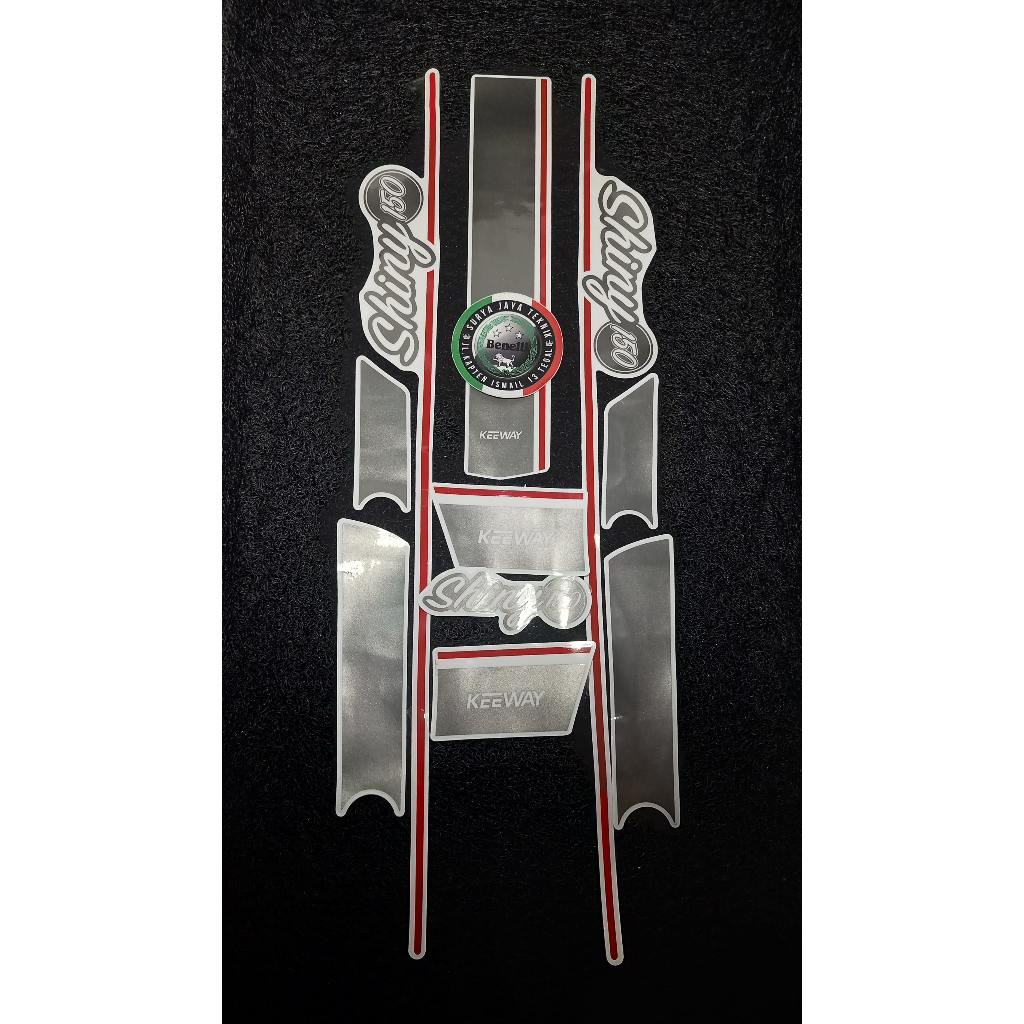 STICKER/STRIPING BODY KEEWAY SHINY 150