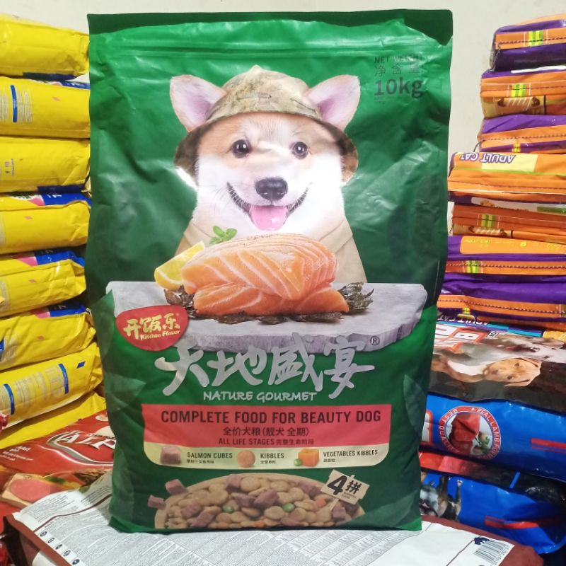 ekspedisi Kf Beauty Dog 10kg / Kitchen Flavour Dog Salmon Coat All Stage