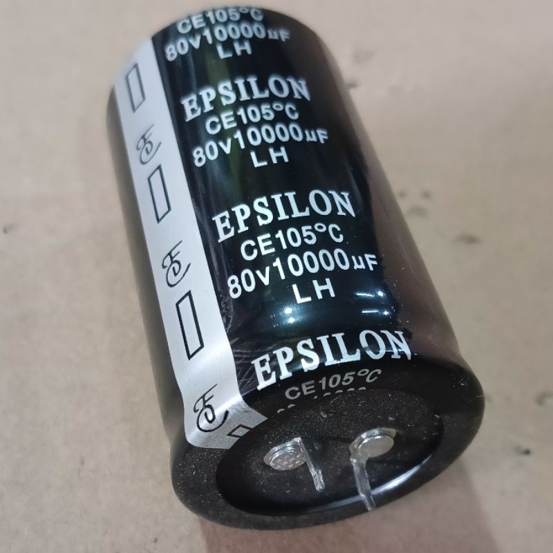 Elko Epsilon 10000uf 80V Original Elko Epsilon LH 1000uf 80V