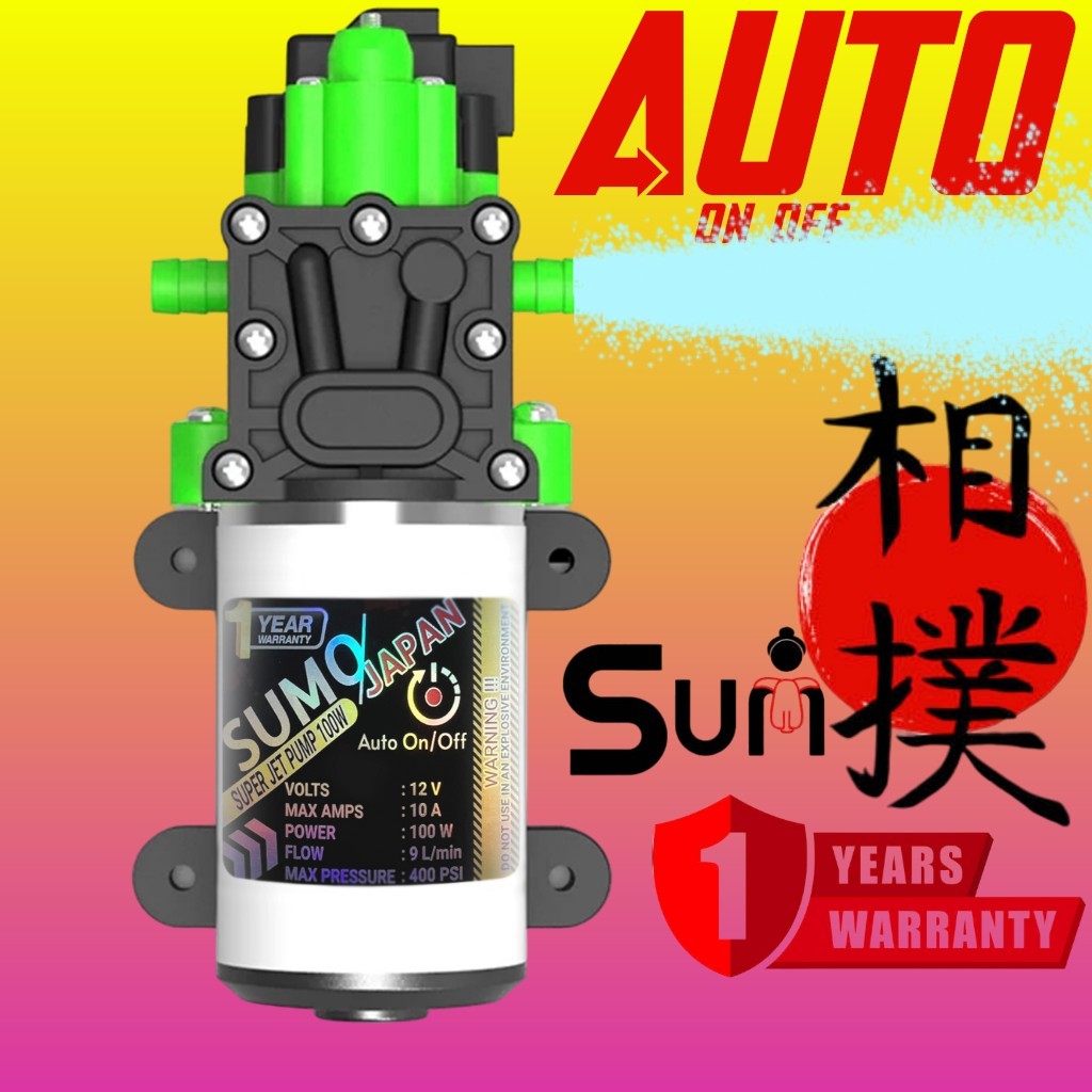 King Autocare Dinamo Pompa Dc 12v / Pompa Air Dc 400 Psi / Dinamo Pompa Sprayer