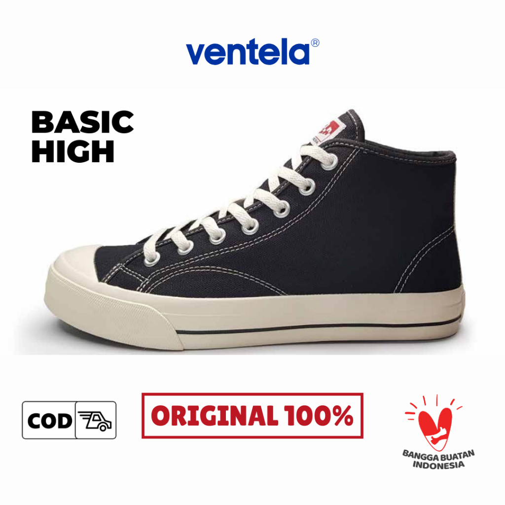 Ventela Basic High Black Natural