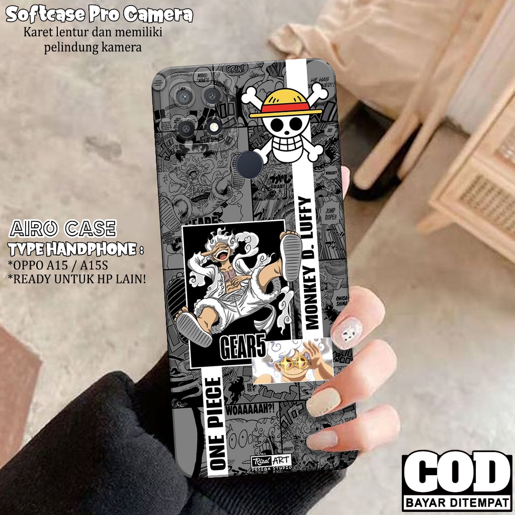 Softcase Oppo A15 / A15S - Fashion Case Anime - Casing Oppo A15 / A15S - Case Hp Oppo A15 / A15 Terb
