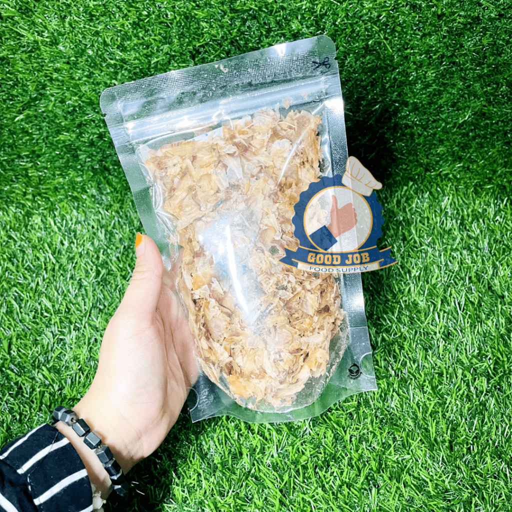 

KATSUOBUSHI Bonito Flakes 50 g Halal - Taburan Takoyaki Katsuo Bushi Serutan Ikan Cakalang.