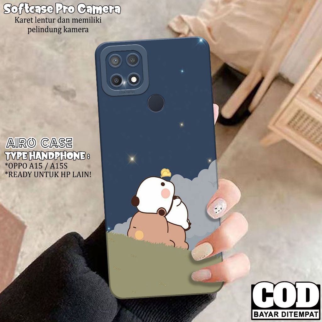 Softcase Oppo A15 / A15S - Fashion Case Kartun - Casing Oppo A15 / A15S - Case Hp Oppo A15 / A15 Ter