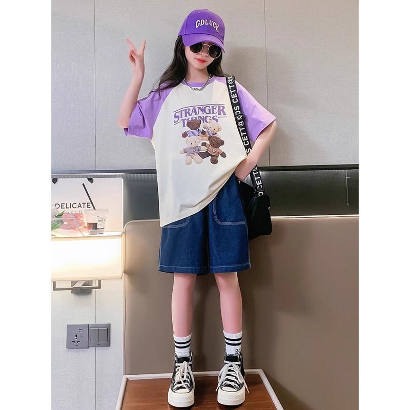 setelan anak perempuan 6-13thn setelan anak cewek setelan anak tanggung import