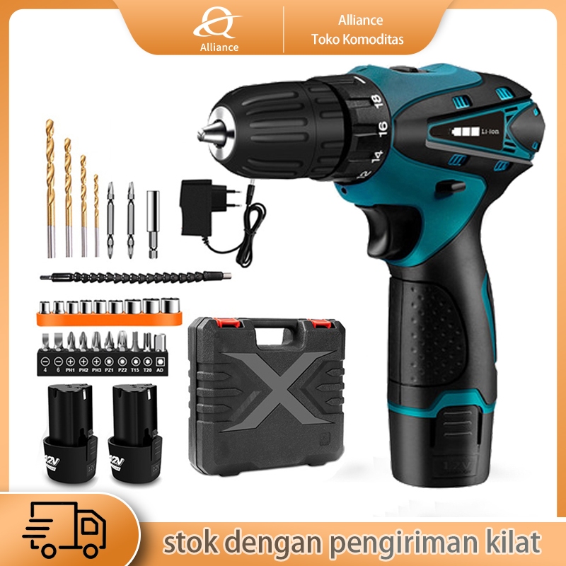 Mesin Bor Baterai Tangan / HiLDA Cordless Drill CD6650P//bor baterai//