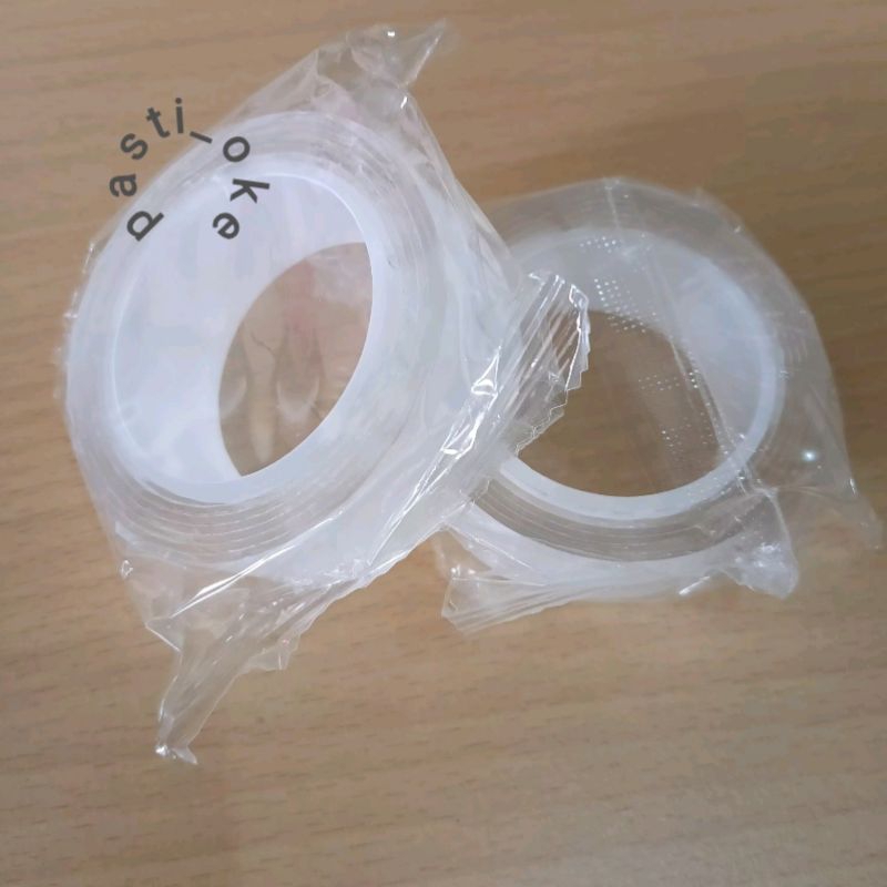 

Double tape transparan nano super kuat 1meter dan 3 meter