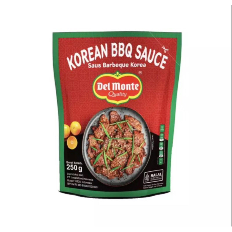 

Delmonte Korean Barbeque Sauce / Del Monte Korea BBQ Saus 250gr