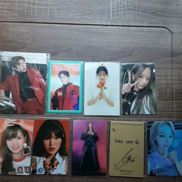 (READY STOCK) pc lisa winter wendy minji namjoon asahi yuri izone