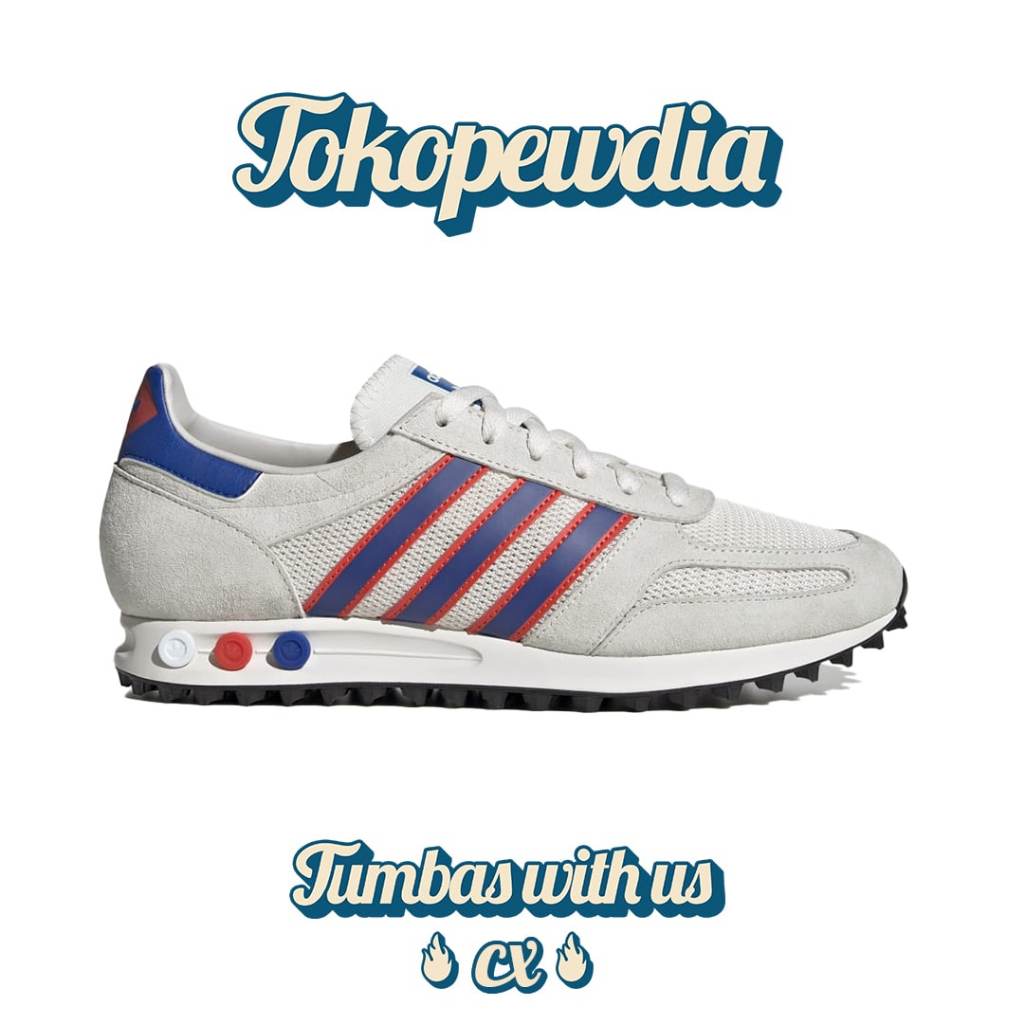 Adidas LA Trainer Chalk White Team Royal Blue Bright Red (ID4663)