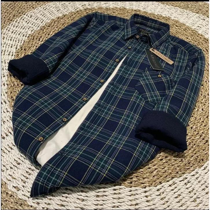 Kemeja Flanel Pria Lengan Panjang/Long Sleeve Flannel Shirt/Kemeja Flanel Aristino Ind