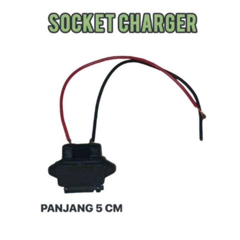 SOCKET CHARGER SPRAYER ELEKTRIK/ SPARE PART SPRAYER ELEKTRIK CBA SWAN YOTO
