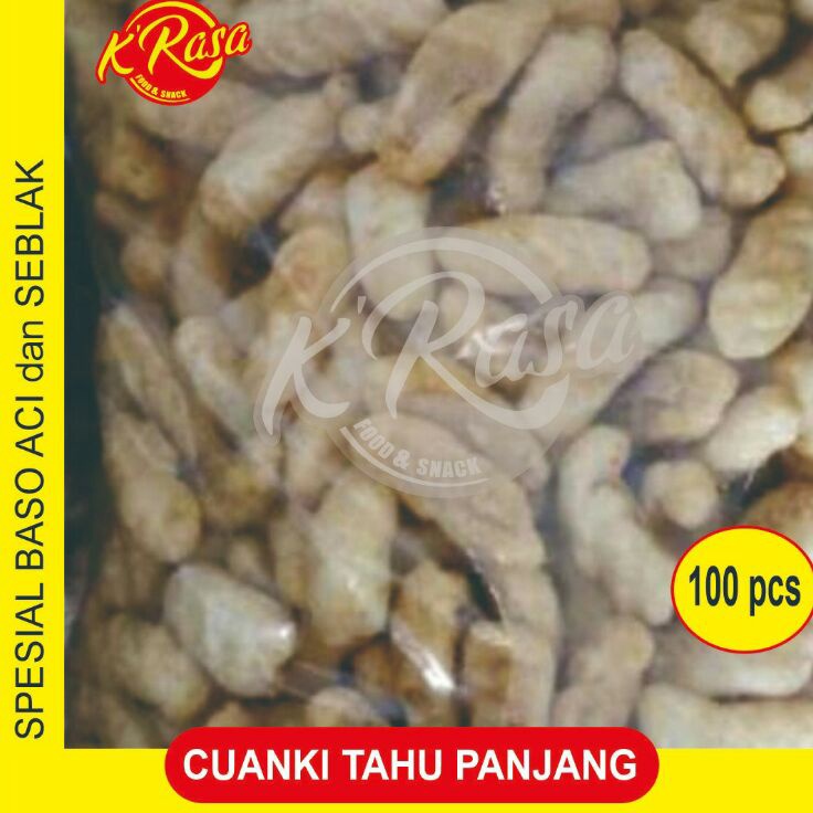 

PROMO MURAH TERMURAH ENAK Cuanki tahu panjang 1 pcs lidah mini untuk baso aciseblak dll