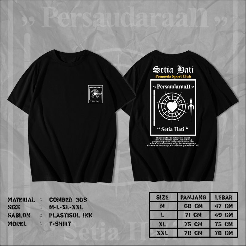 KAOS PEMOEDA SPORT CLUB TERLARIS • KAOS PERSAUDARAAN SETIA HATI • KAOS PSC BEST SELERR BISA COD KERE