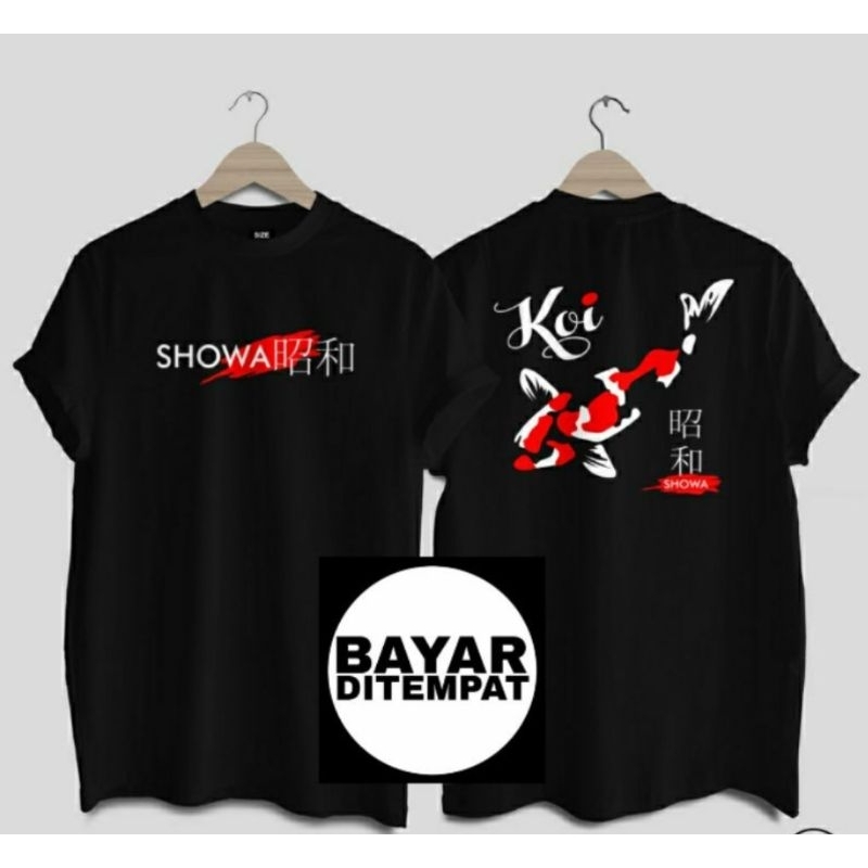 T-SHIRT BAJU KAOS IKAN KOI | KAOS KOMUNITAS PECINTA IKAN KOI | SHOWA KOI