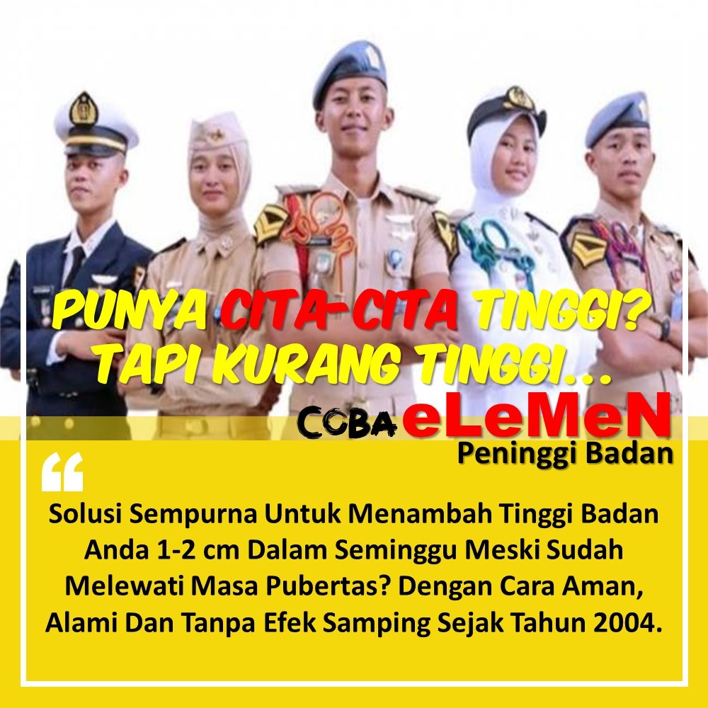 Alat Terapi Peninggi Badan eLeMeN Tambah Tinggi Badan Bantu Kamu Raih Cita-cita Tinggi