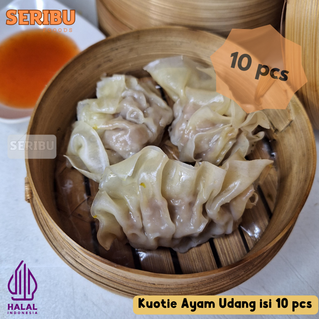 

Homemade Frozen Dimsum Kuotie Swekiaw Pangsit Premium isi 10 HALAL