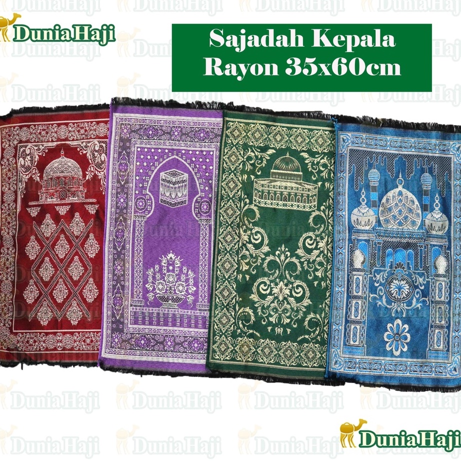 Sajadah Turki Anak KEPALA RAYON Kecil Mini Alydrus Murah Sajadah Muka  Kepala Souvenir Nikah Tahlil